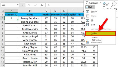 how to make serial number in excel sheet