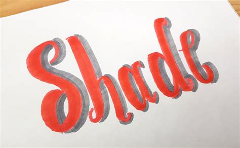 how to make shadow letters in word
