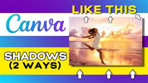 how to make shadow on canva