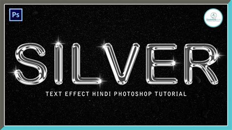 how to make silver text effect in photoshop