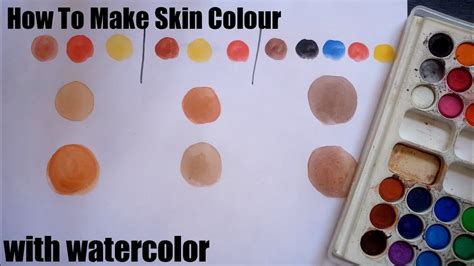 how to make skin colour with fabric paint