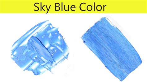 how to make sky blue colour with dark blue colour