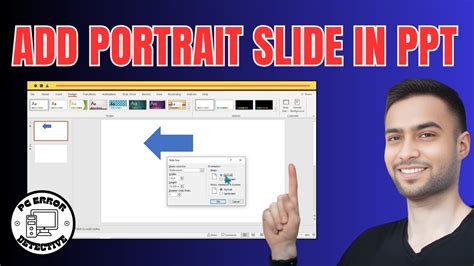 how to make slide portrait in powerpoint mac