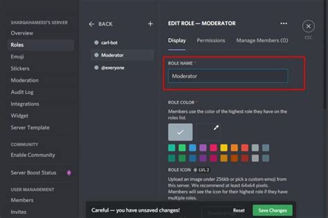 how to make someone a mod on your discord