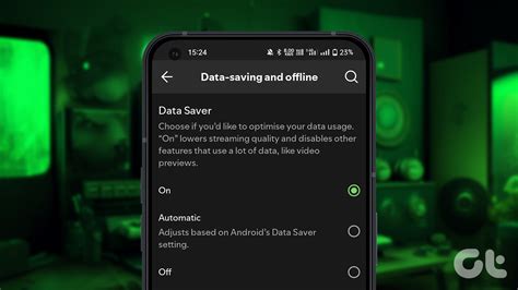 how to make spotify use mobile data