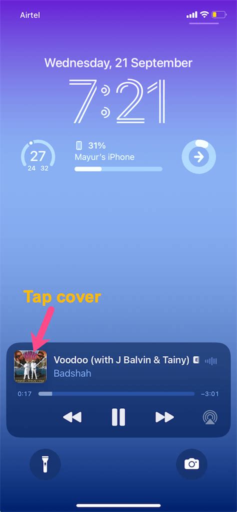 how to make spotify widget bigger on lock screen