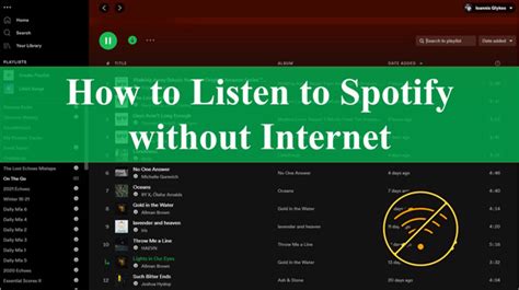 how to make spotify work without internet