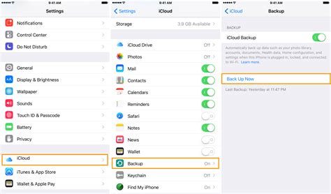 how to make storage for icloud backup