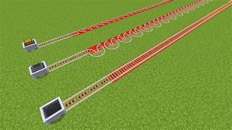 how to make super fast rails in minecraft