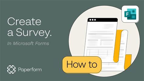 how to make survey on microsoft forms