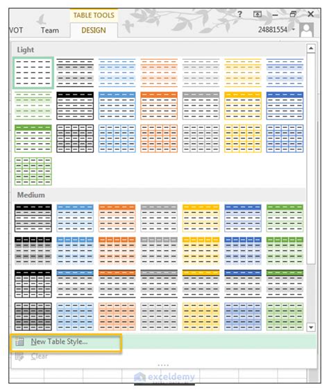 how to make table in excel look good