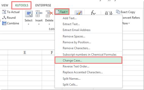 how to make text all caps without retyping in excel