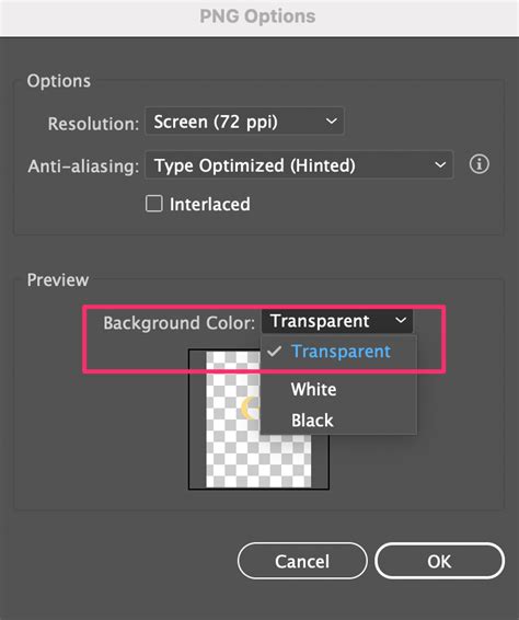 how to make text background transparent in illustrator
