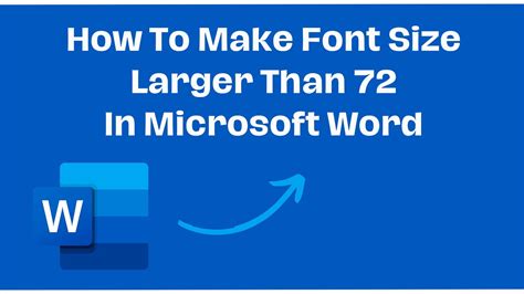 how to make text bigger in microsoft word