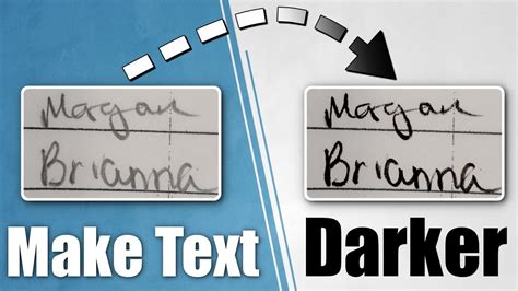how to make text darker in photoshop