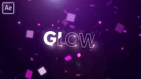 how to make text glow in after effects