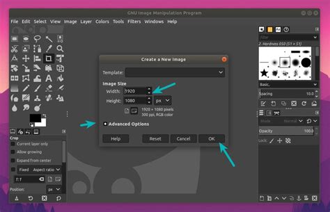 how to make text in gimp