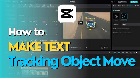 how to make text move with object capcut