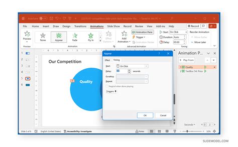 how to make text show background in powerpoint