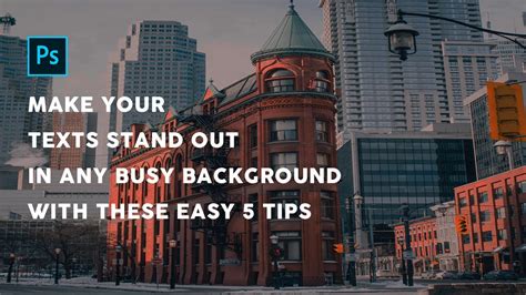 how to make text stand out on a busy background powerpoint
