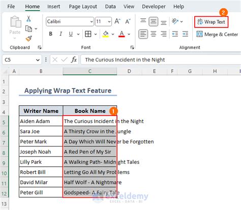 how to make text stay in one cell excel