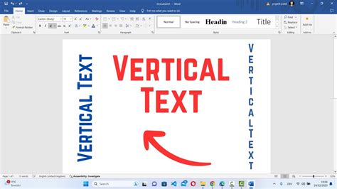 how to make text vertical