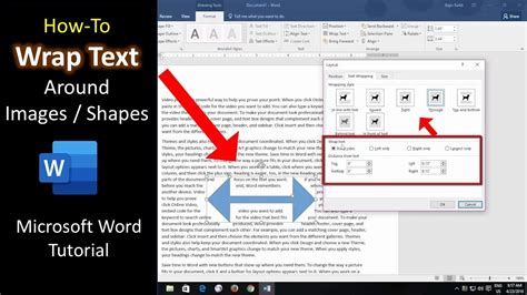 how to make text wrap around image word