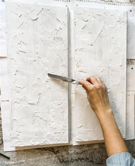 how to make texture with spackle