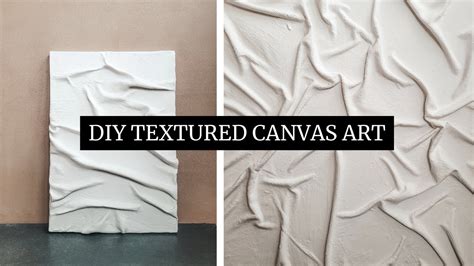 how to make textured canvas art australia