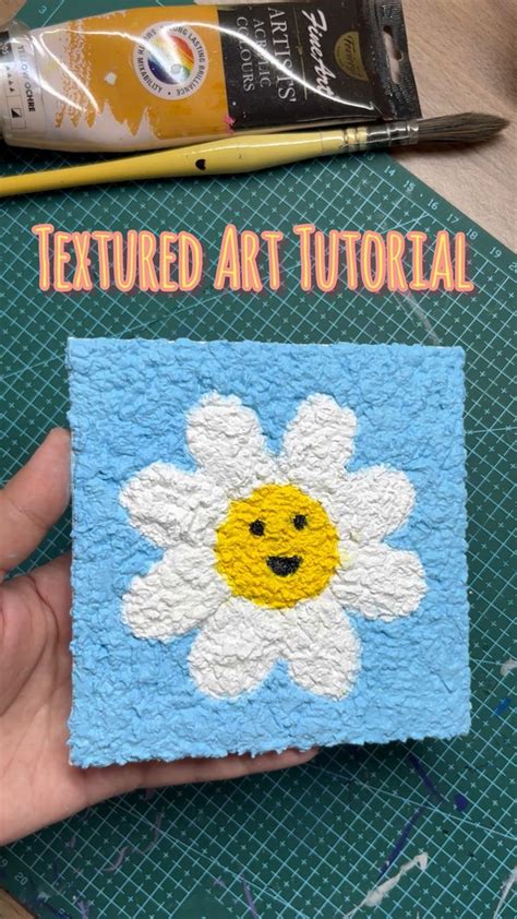 how to make textured canvas art uk