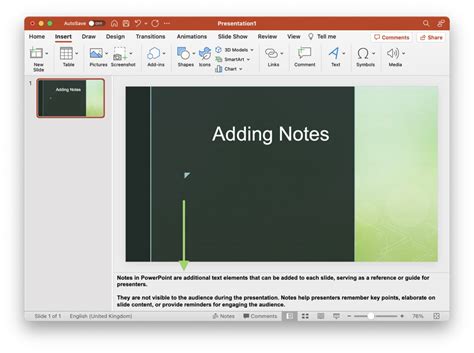 how to make the notes section in powerpoint bigger