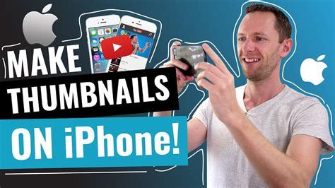 how to make thumbnails for youtube on iphone