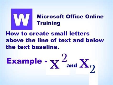 how to make tiny letters in word