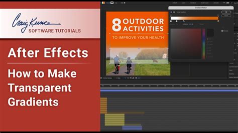 how to make transparent gradient in after effects