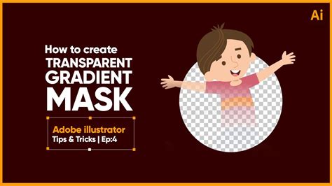 how to make transparent gradient mask in illustrator