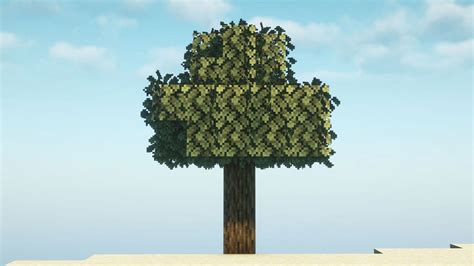 how to make tree leaf blocks in minecraft