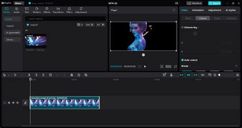 how to make video background transparent in capcut pc