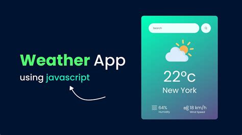 how to make weather app in javascript
