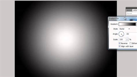 how to make white gradient in photoshop