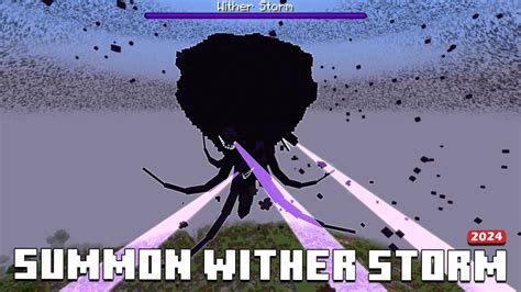 how to make wither storm in bedrock