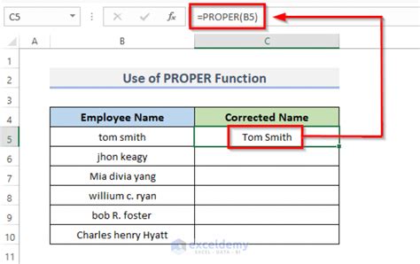 how to make word automatically capitalize first letter of a sentence in excel