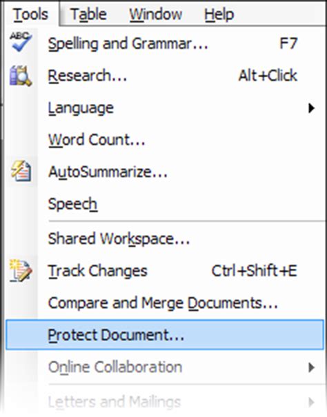 how to make word document read only selectively editable or password protected