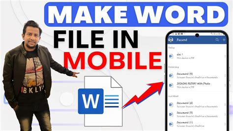 how to make word file on iphone