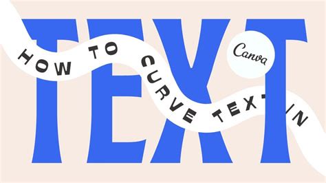 how to make words curve up in canva