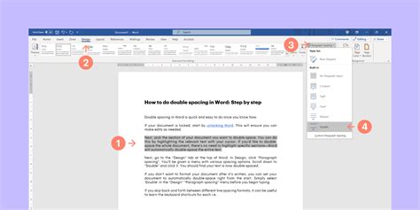 how to make words spaced out in word