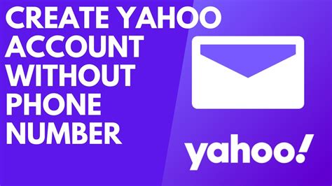 how to make yahoo mail without phone number