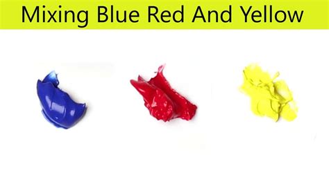 how to make yellow with red and blue