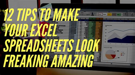 how to make your excel spreadsheet look professional