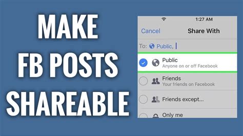 how to make your facebook posts unshareable