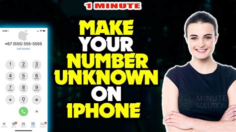 how to make your number unknown on iphone